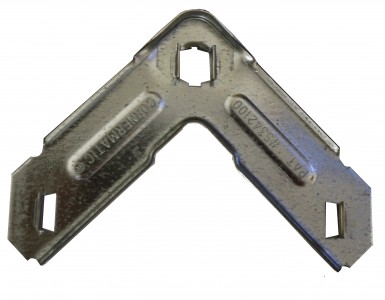 Cornermatic corner for machine insertion duct connection