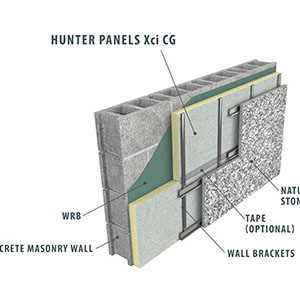 Hunter XCi CG Polyisocyanurate Wall Panel
