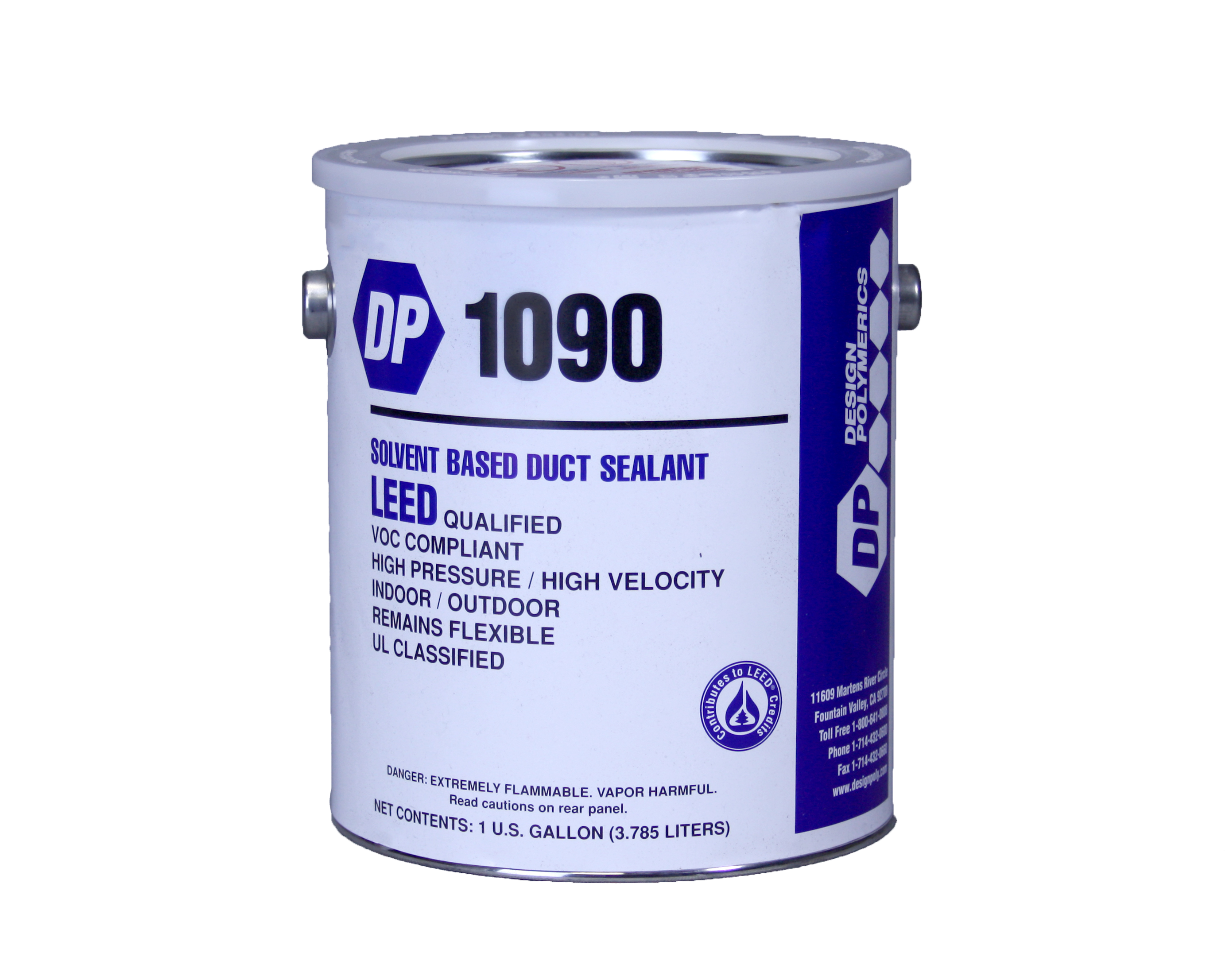 Design Polymerics Low VOC Duct Sealant 1 Gallon Container