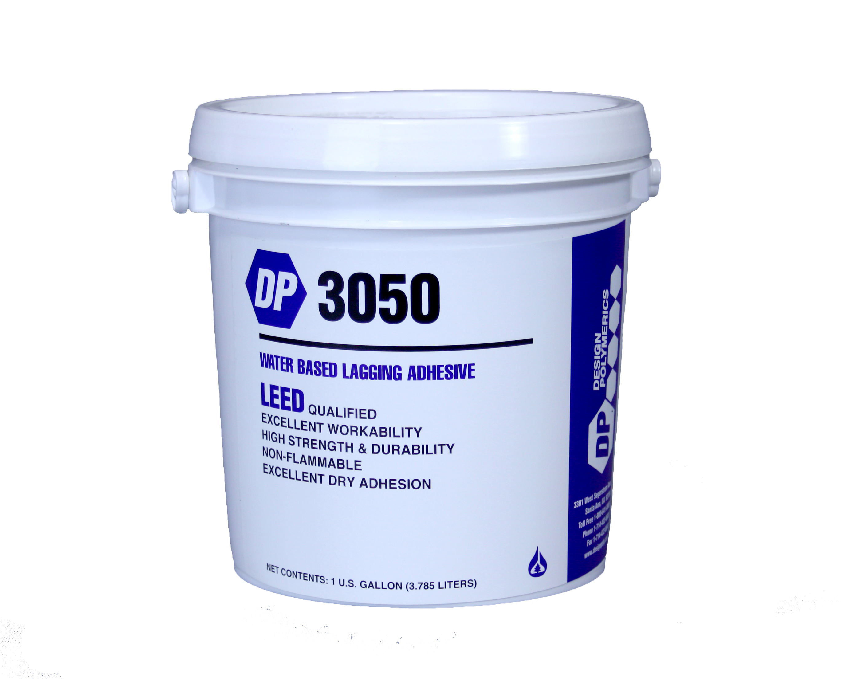 Design Polymerics DP 3050 Water Based Lagging Adhesive 1 Gallon Container