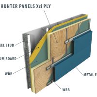 Hunter XCi Ply Polyisocyanurate Plywood Faced Wall Panel
