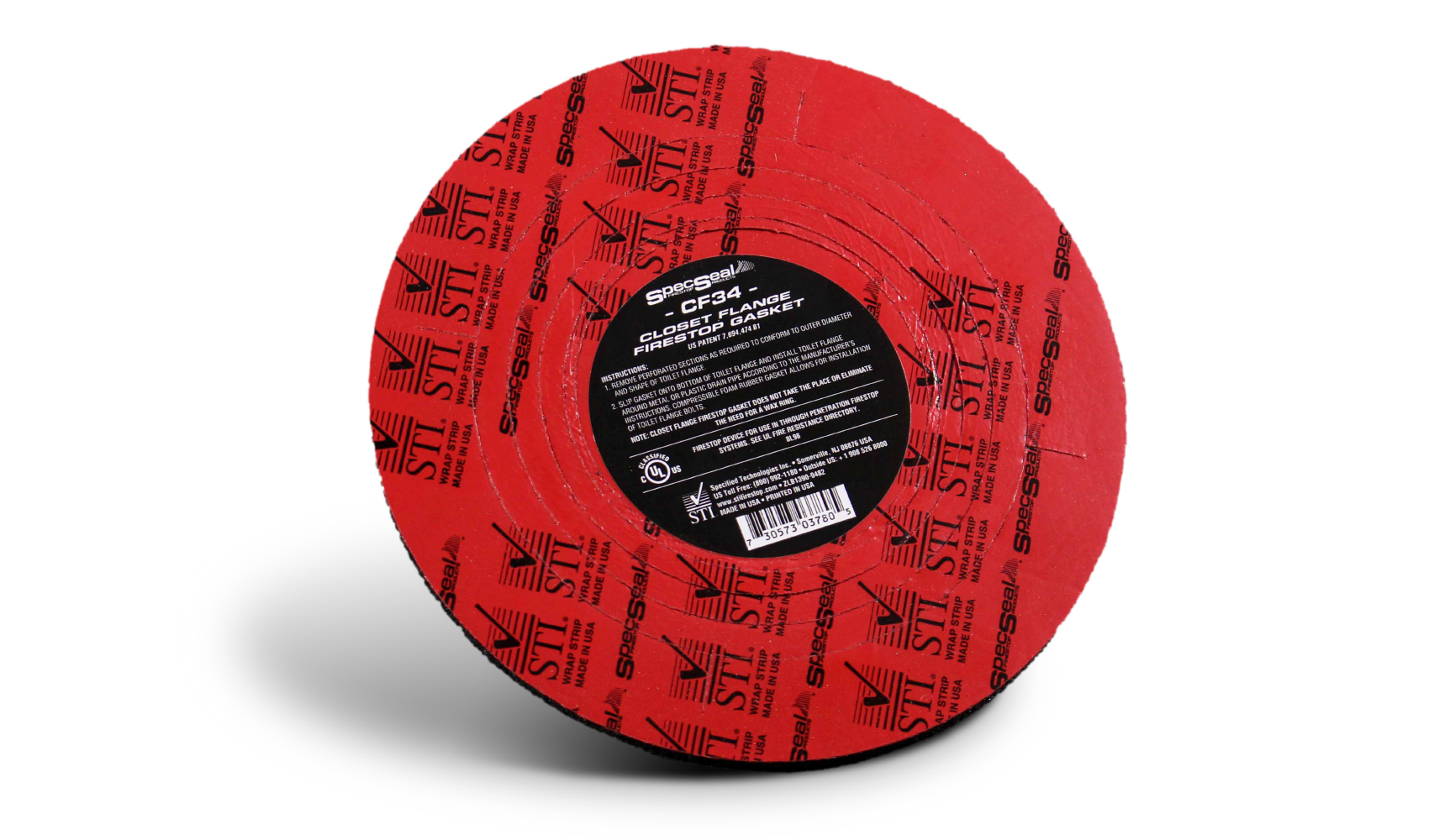 STI SpecSeal Closet Flange Firestop Gaskets