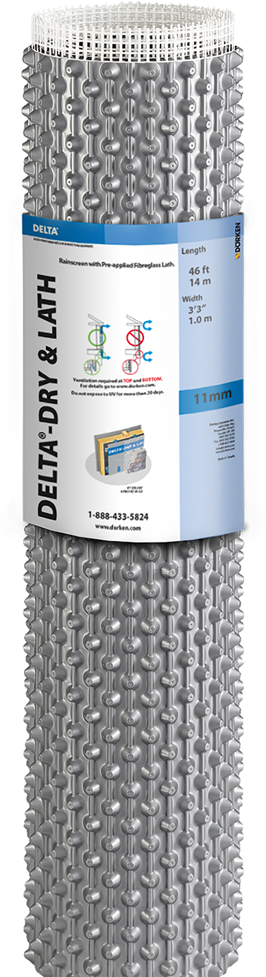 DELTA-DRY & LATH Rainscreen Air Vapor Barrier