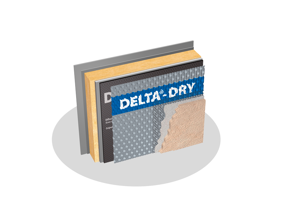 General Insulation Delta Dry Air Vapor Water Barrier Rainscreen