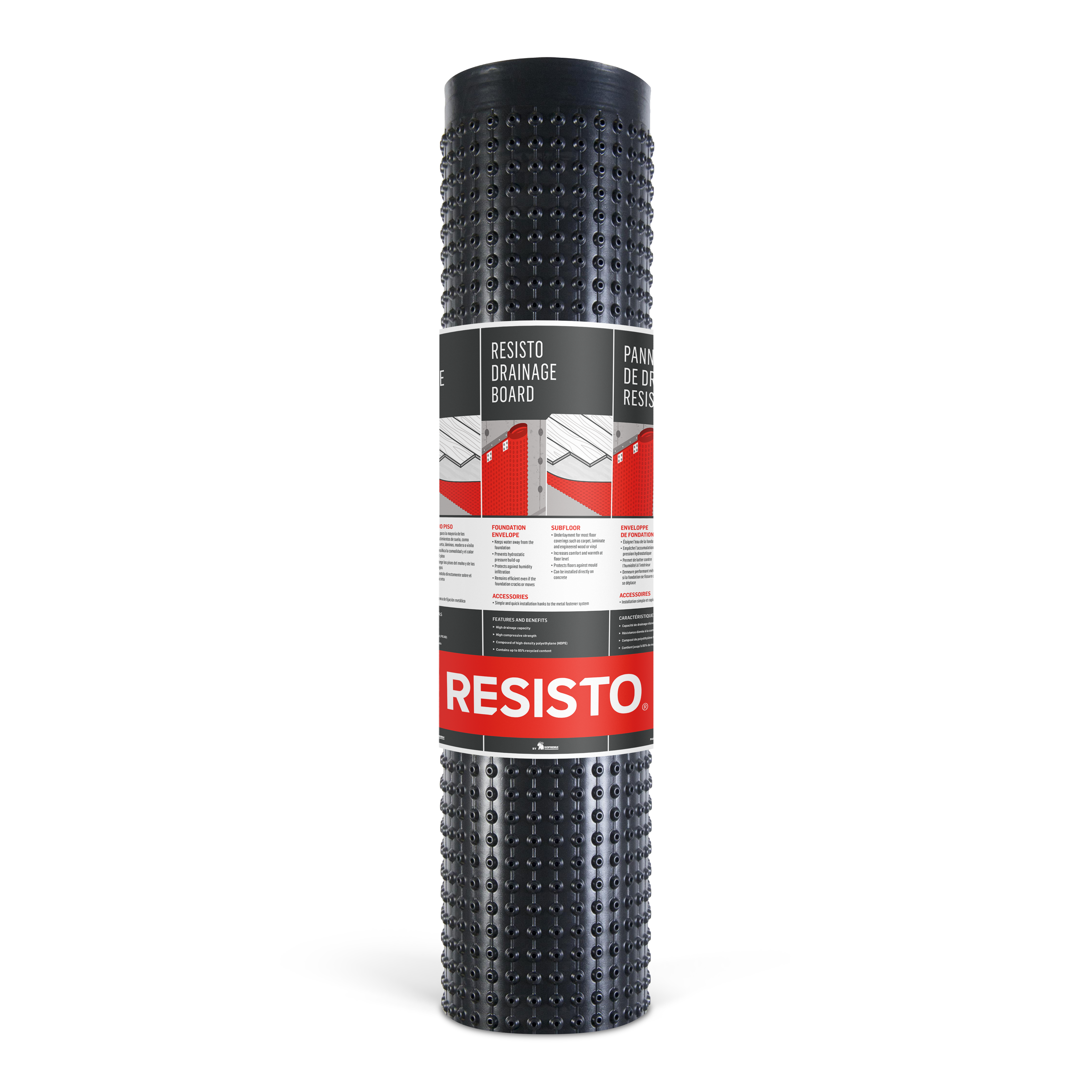 Resisto Below-Grade Drainage Board