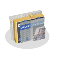DELTA-DRY STUCCO & STONE VENTILATED RAINSCREEN